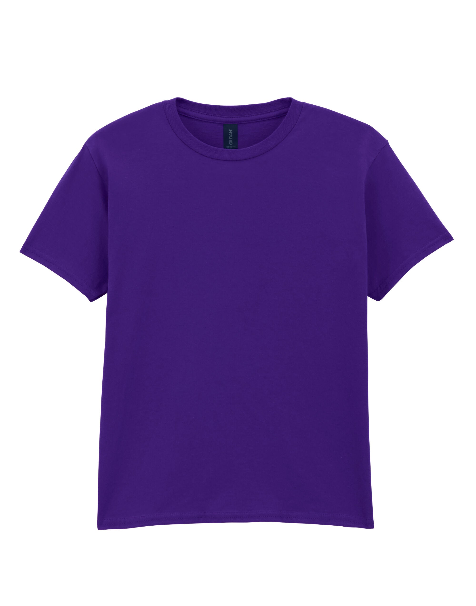 Gildan Softstyle Youth T-Shirt 64000b - Purple - Customisable T-Shirts