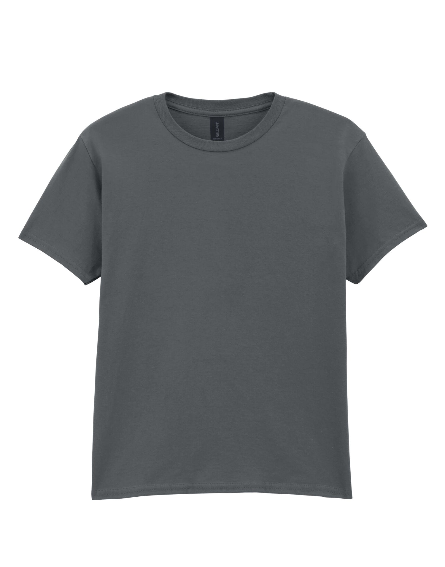 Gildan Softstyle Youth T-Shirt 64000b - Charcoal - Customisable T-Shirts
