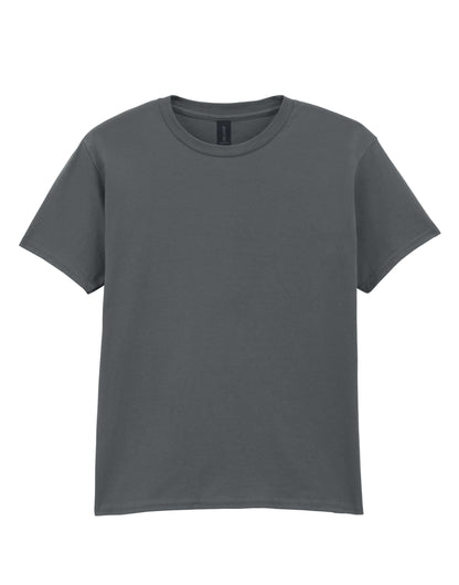 Gildan Softstyle Youth T-Shirt 64000b - Charcoal - Customisable T-Shirts