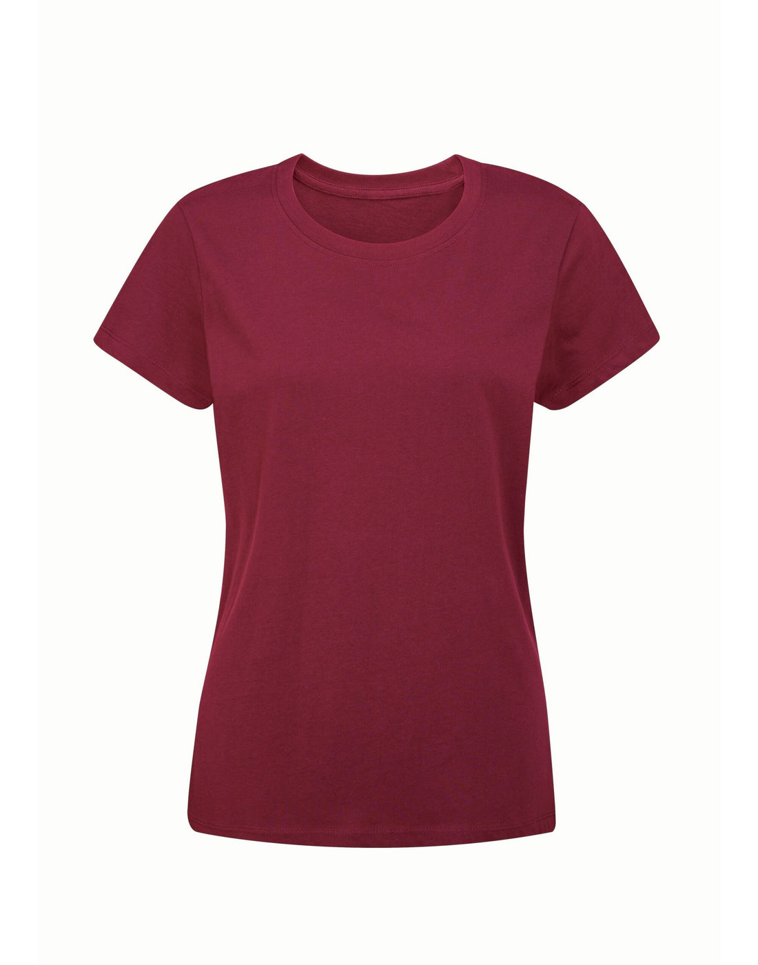Mantis Womens EShort Sleeveential Organic T M02 - Burgundy - Customisable T-Shirts