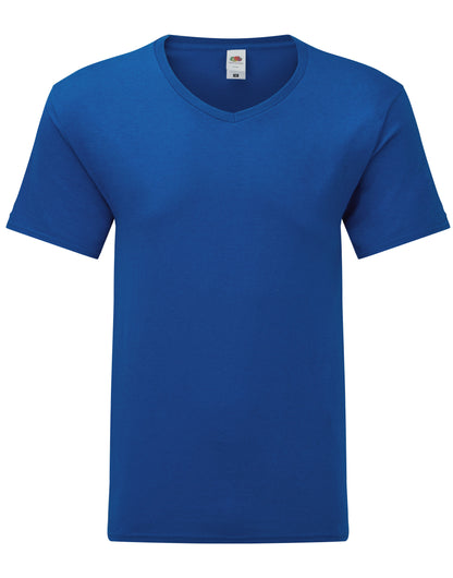 Fruit of the Loom Mens Iconic 150 V Neck T 61442 - - Customisable T-Shirts