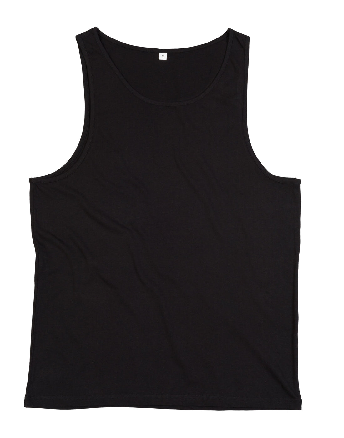 Mantis One Drop Armhole Vest M133 - Black - Customisable T-Shirts