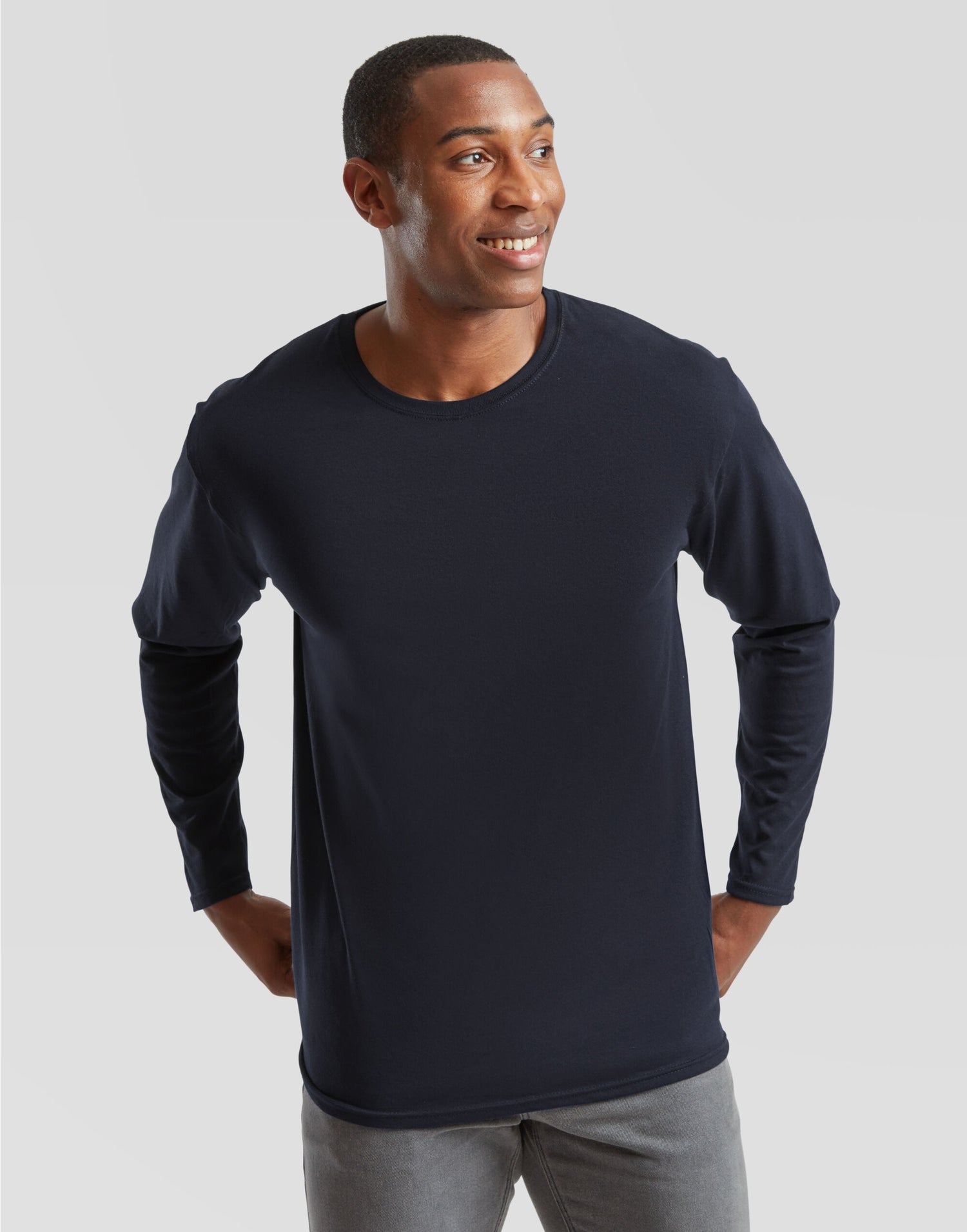Fruit of the Loom Iconic 150 Long Sleeve T 61446 - - Customisable T-Shirts