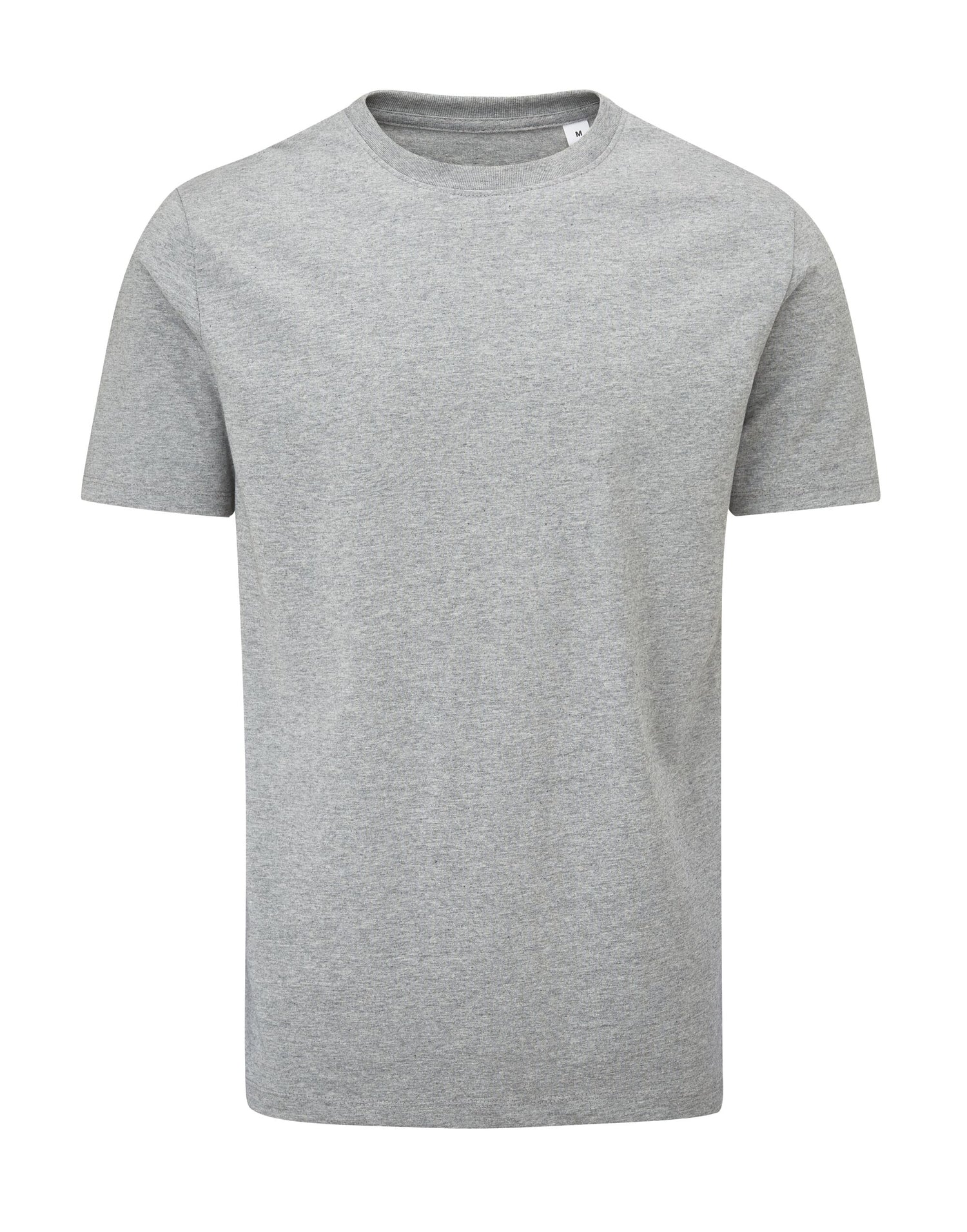 Mantis Unisex EShort Sleeveential Organic Heavy T M03 - Heather Grey Melange - Customisable T-Shirts
