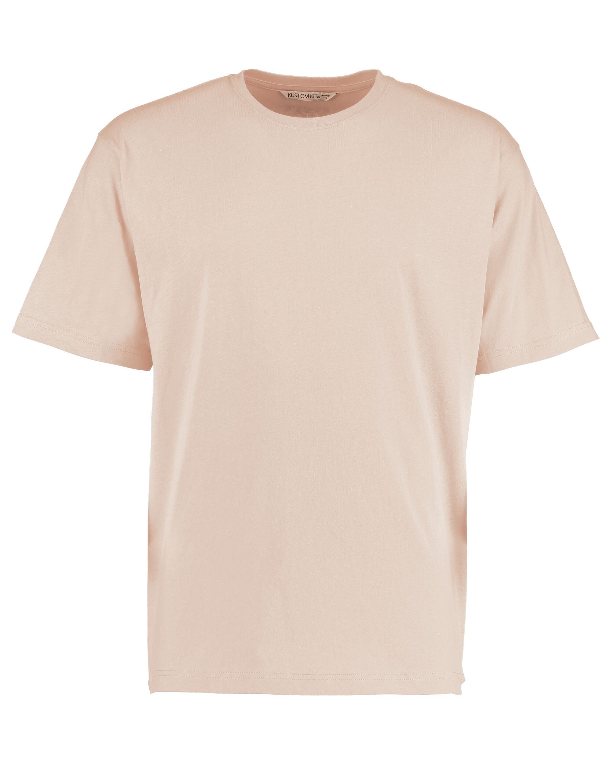 Kustom Kit Mens Classic Fit Hunky Tee KK500 - Light Sand - Customisable T-Shirts