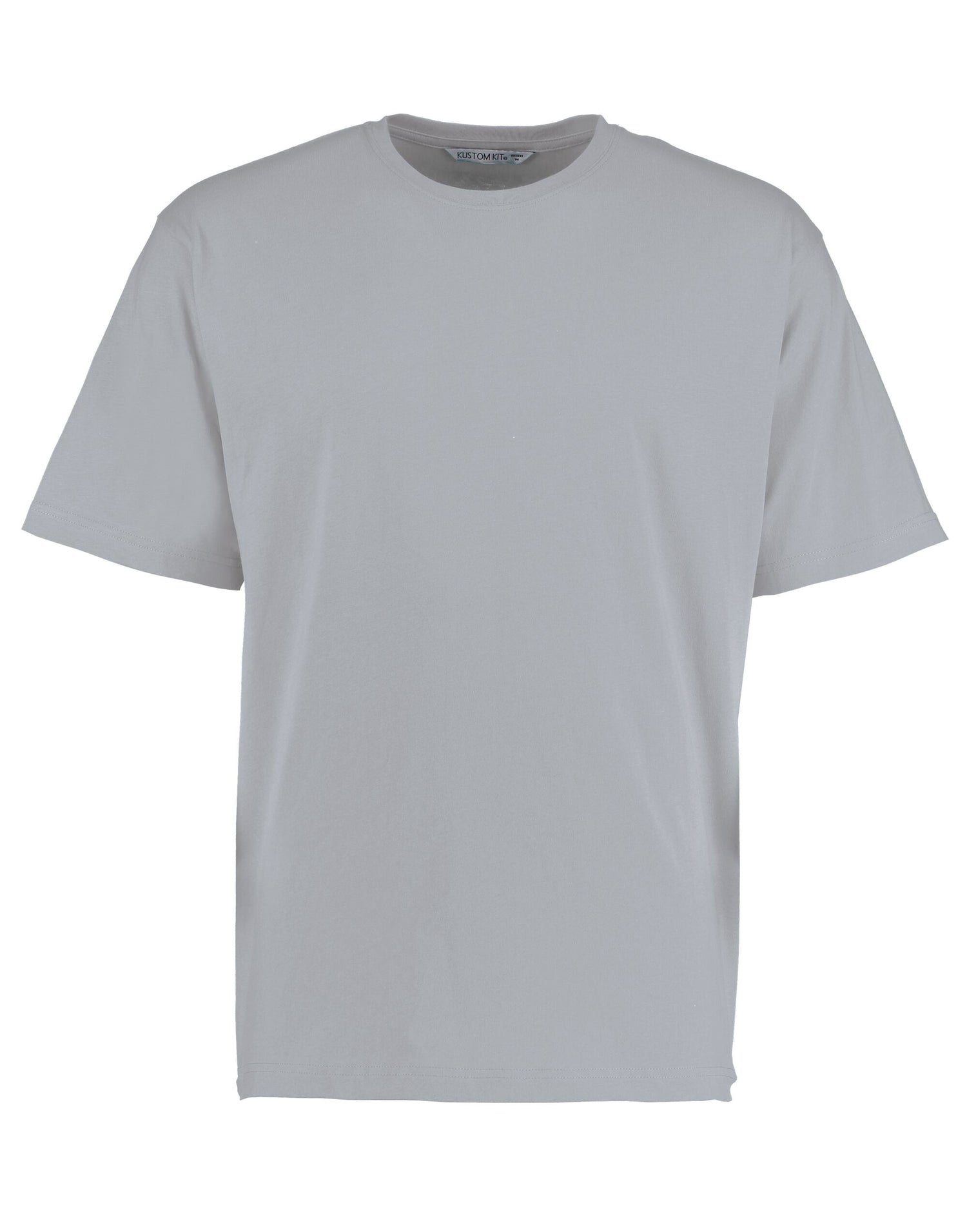 Kustom Kit Mens Classic Fit Hunky Tee KK500 - Heather Grey - Customisable T-Shirts