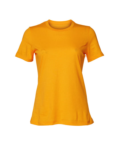 Bella Womens Relaxed Jersey S/S Tee BE6400 - Gold - Customisable
