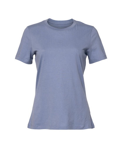 Bella Womens Relaxed Jersey S/S Tee BE6400 - Lavender Blue - Customisable