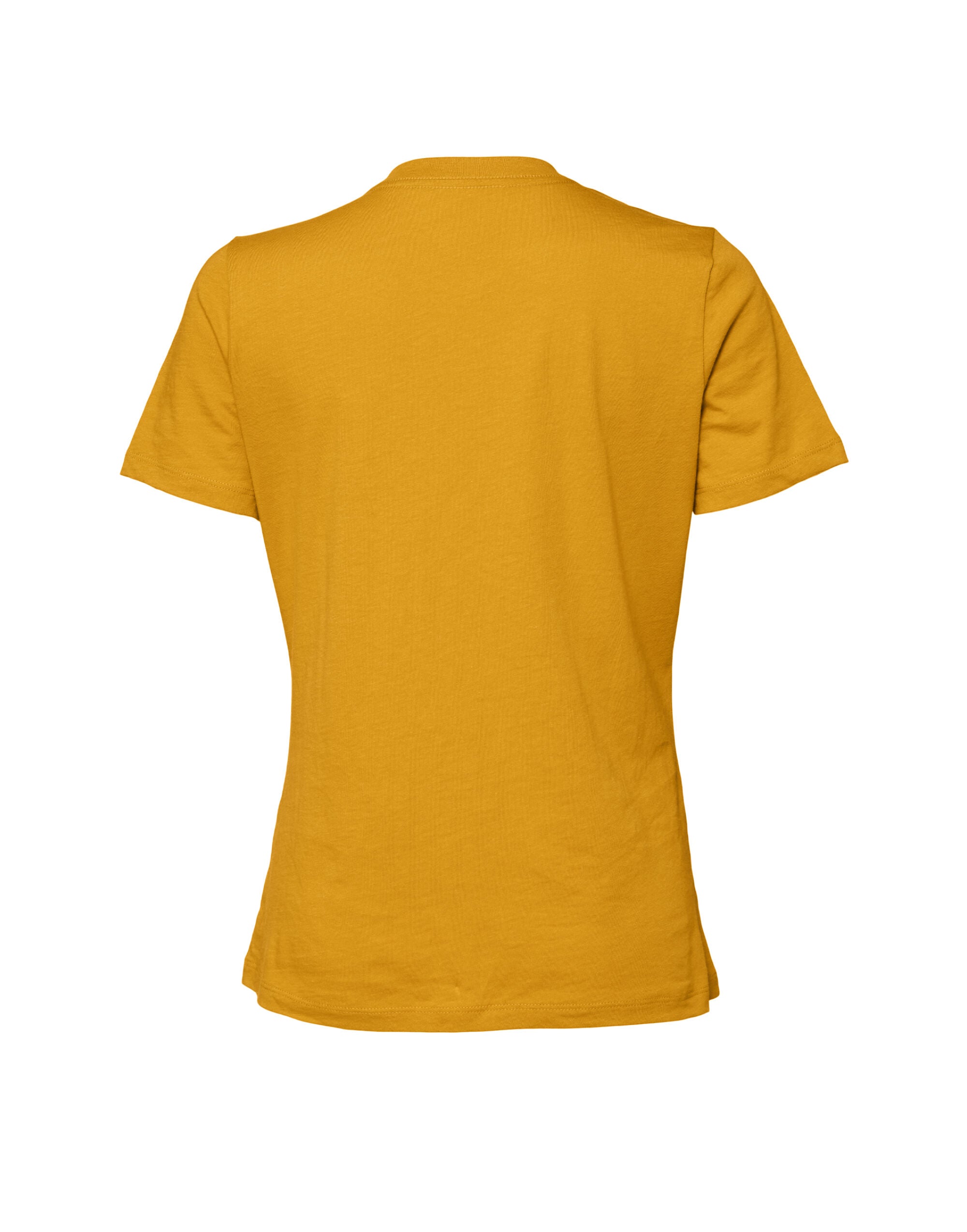Bella Womens Relaxed Jersey S/S Tee BE6400 - Mustard - Customisable
