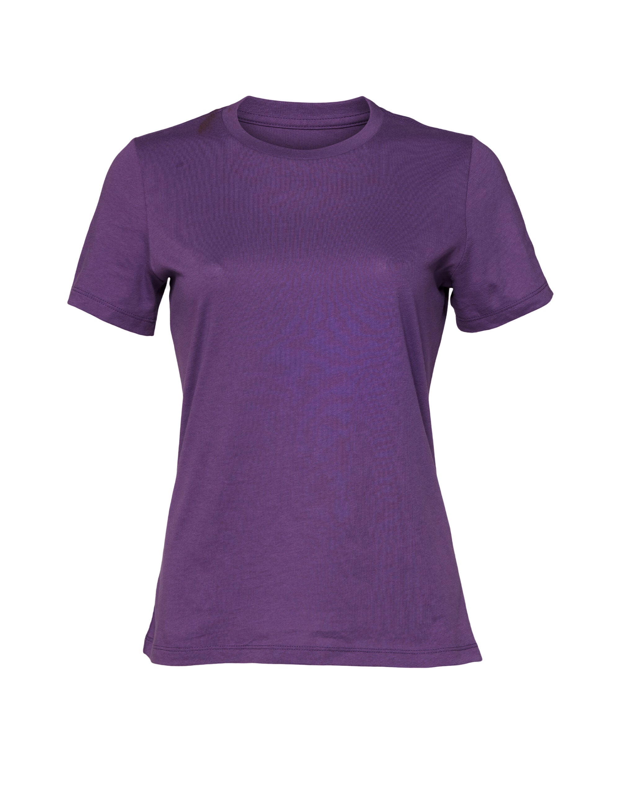 Bella Womens Relaxed Jersey S/S Tee BE6400 - Royal Purple - Customisable
