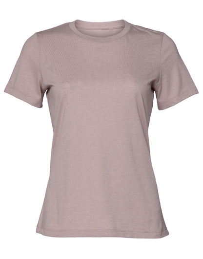 Bella Womens Relaxed Heather Jersey SS T BE6400CVC - Heather Pink Gravel - Customisable T-Shirts