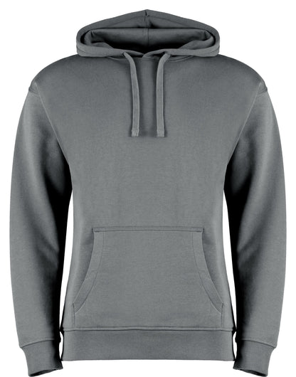 Kustom Kit Men’s Regular Fit Hoodie KK333 - Heather Grey - Customisable Sweatshirts And Hoodies