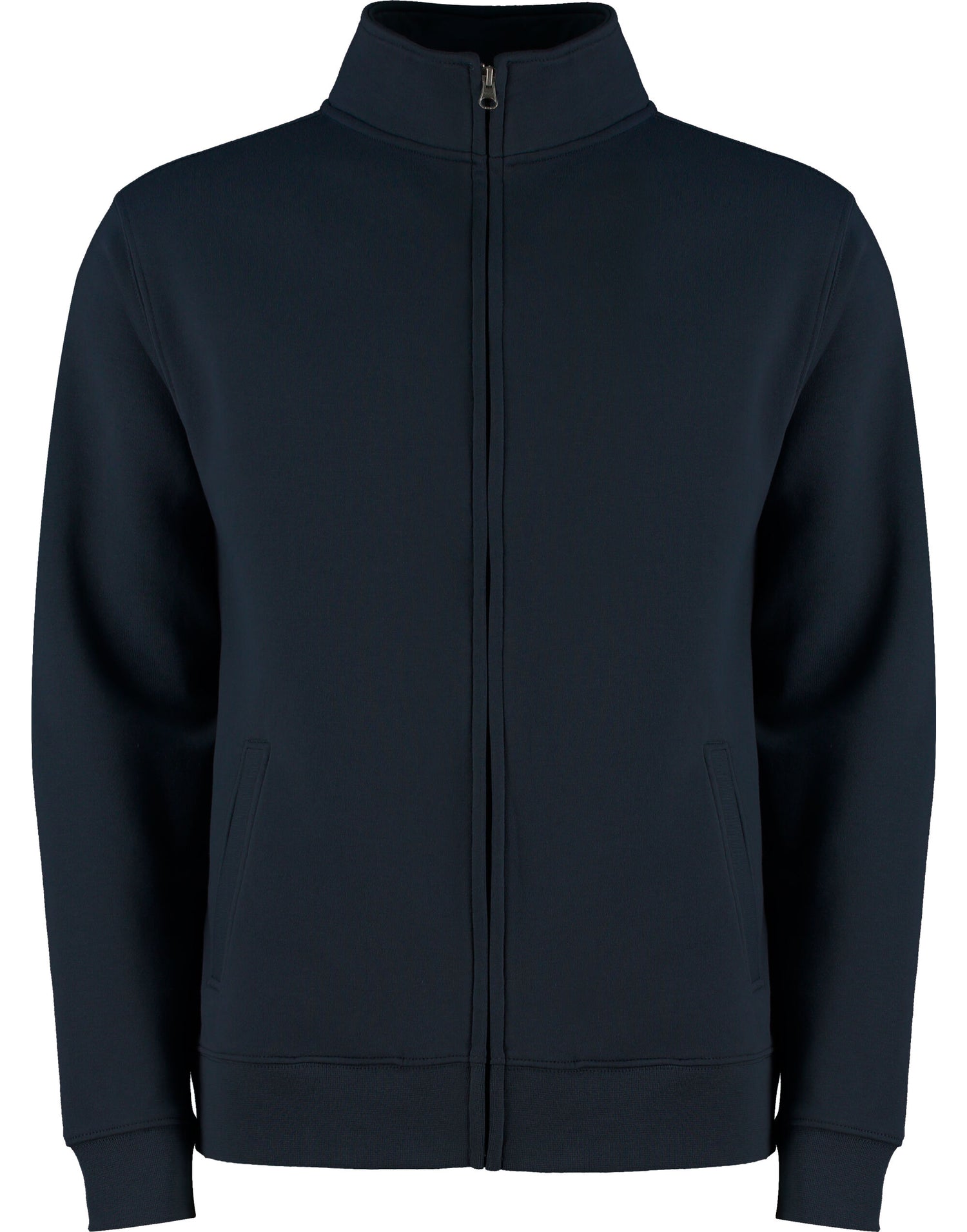 Kustom Kit Mens Regular Fit Zipped Sweat KK334 - Navy - Customisable Sweatshirts