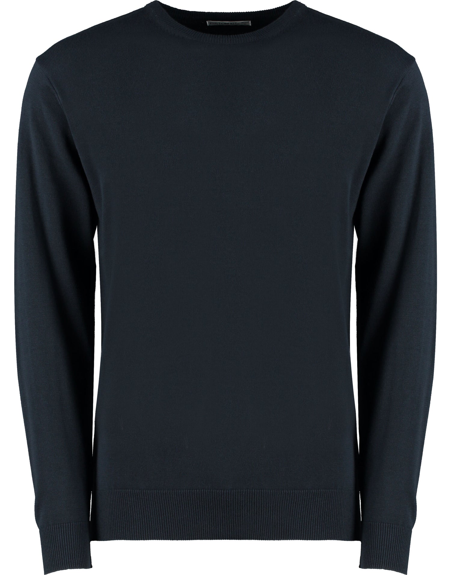 Kustom Kit Men Arundel Crew Neck Sweater KK253 - Navy - Customisable Sweatshirts