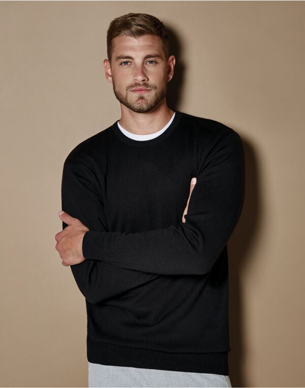 Kustom Kit Men Arundel Crew Neck Sweater KK253 - - Customisable Sweatshirts
