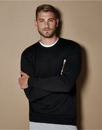 Kustom Kit Men Arundel Crew Neck Sweater KK253 - - Customisable Sweatshirts