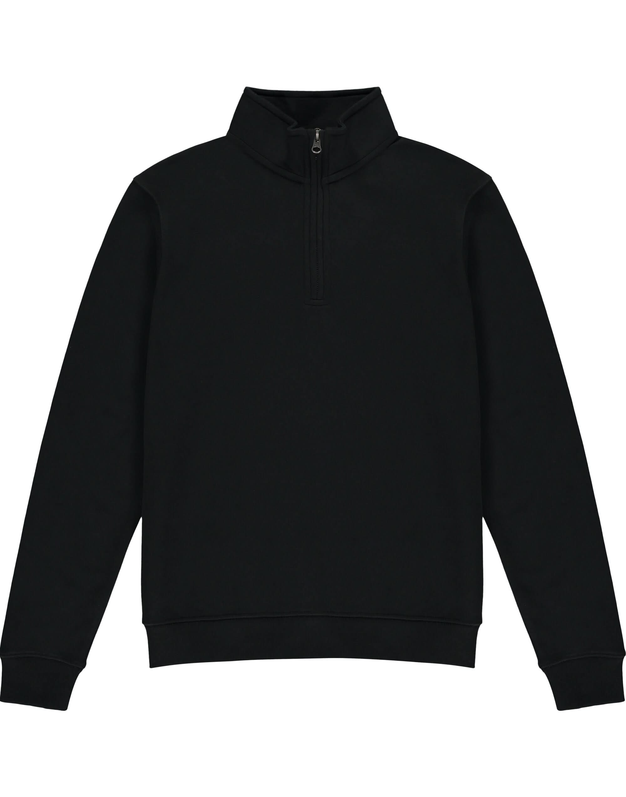 Kustom Kit Men’s Regular Fit ¼ Zip Sweatshirt KK335 - Black - Customisable Sweatshirts And Hoodies