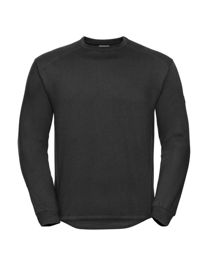 Russell Collection Russell Heavy Duty Workwear Sweatshirt 013M - Black - Customisable Sweatshirts