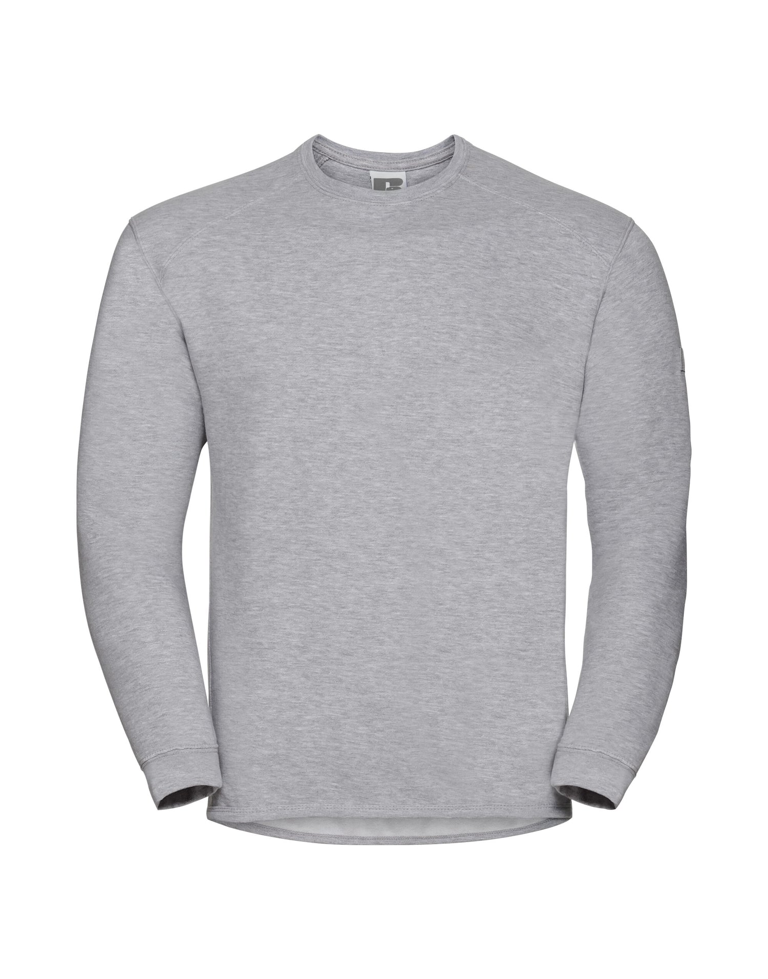 Russell Collection Russell Heavy Duty Workwear Sweatshirt 013M - Light Oxford - Customisable Sweatshirts