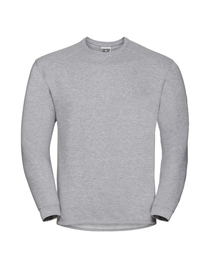 Russell Collection Russell Heavy Duty Workwear Sweatshirt 013M - Light Oxford - Customisable Sweatshirts