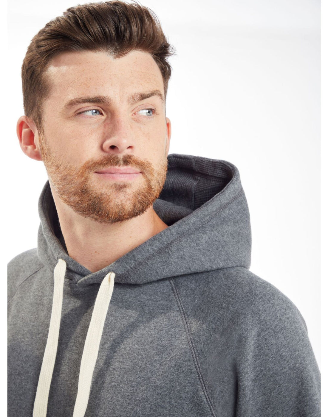 Mantis Mens Superstar Hoodie M73 - Charcoal Grey Melange - Customisable Hoodies
