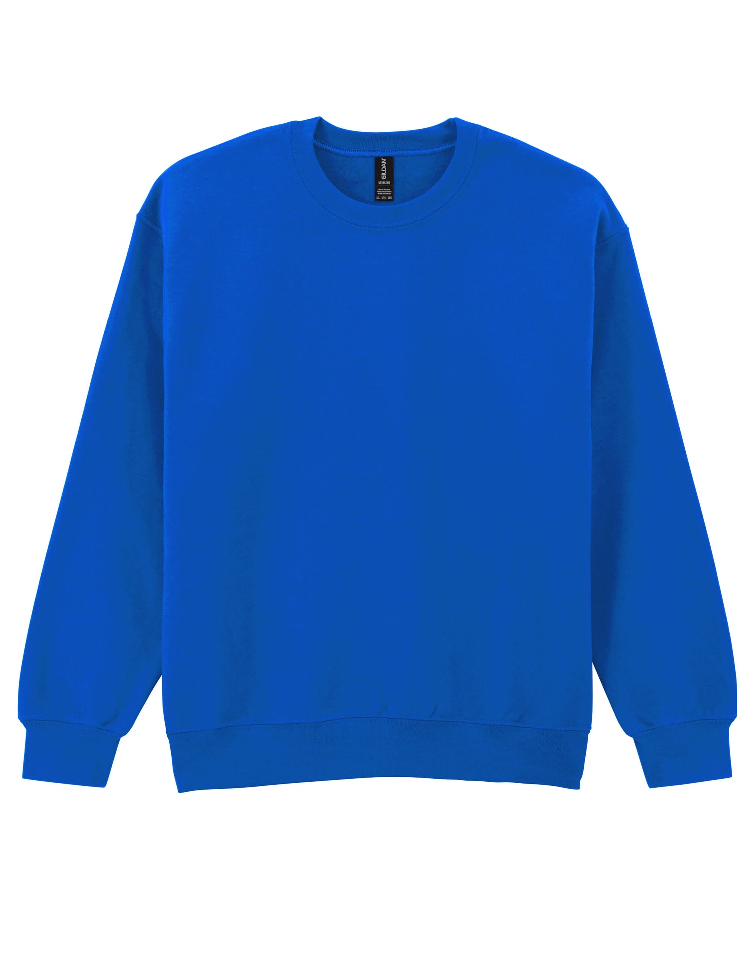 Gildan DryBlend Adult Crew Sweatshirt 12000 - Royal - Customisable Sweatshirts