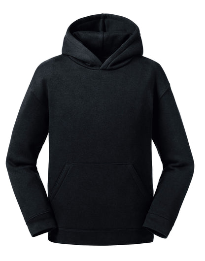 Russell Collection Russell Kids Authentic Hooded Sweat R265B - Black - Customisable Sweatshirts