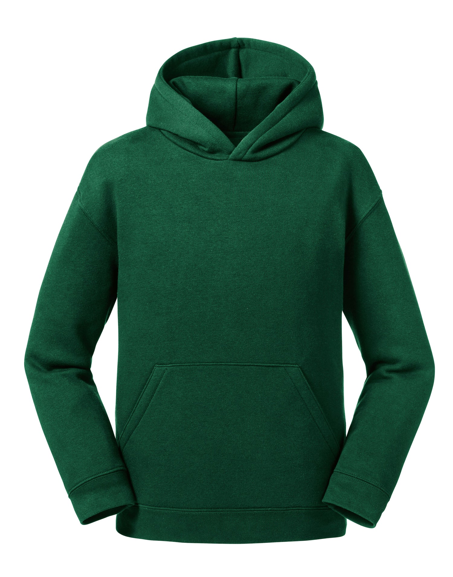 Russell Collection Russell Kids Authentic Hooded Sweat R265B - Bottle Green - Customisable Sweatshirts