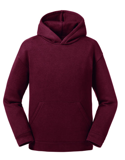 Russell Collection Russell Kids Authentic Hooded Sweat R265B - Burgundy - Customisable Sweatshirts