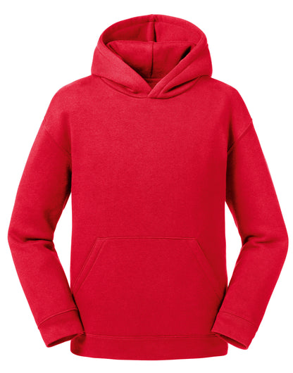 Russell Collection Russell Kids Authentic Hooded Sweat R265B - Classic Red - Customisable Sweatshirts