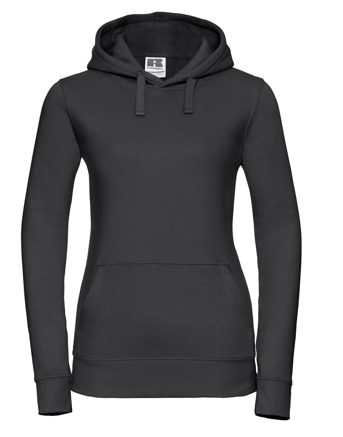 Russell Collection Russell Ladies Authentic Hooded Sweat 265F - Black - Customisable Sweatshirts