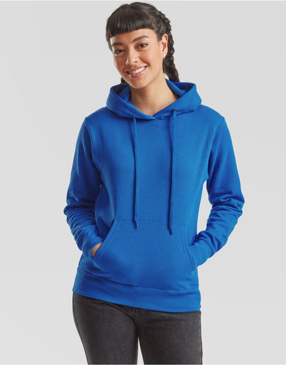 Fruit Of The Loom FOTL Ladies Classic Hooded Sweat 62038 - - Customisable Sweatshirts