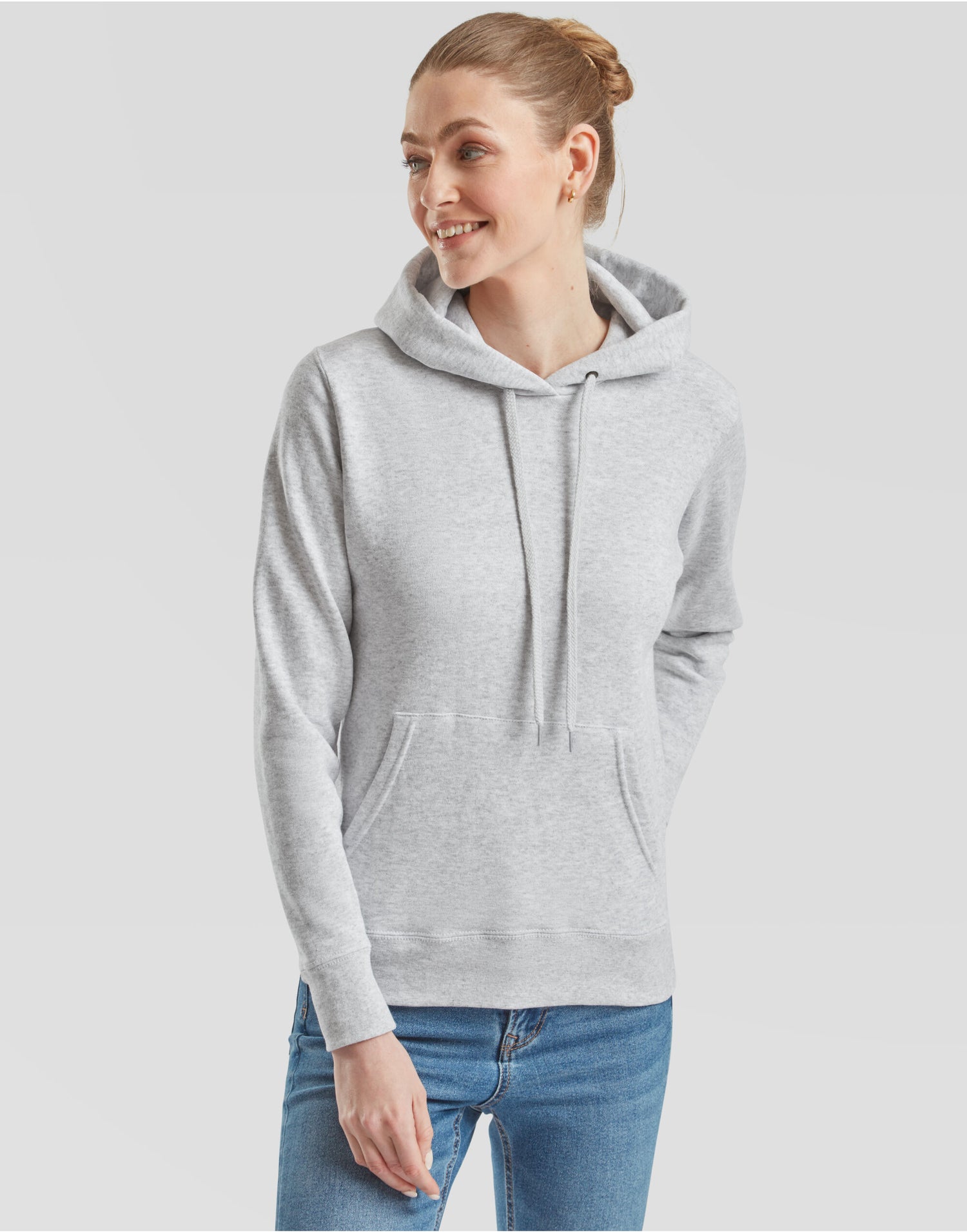 Fruit Of The Loom FOTL Ladies Classic Hooded Sweat 62038 - - Customisable Sweatshirts