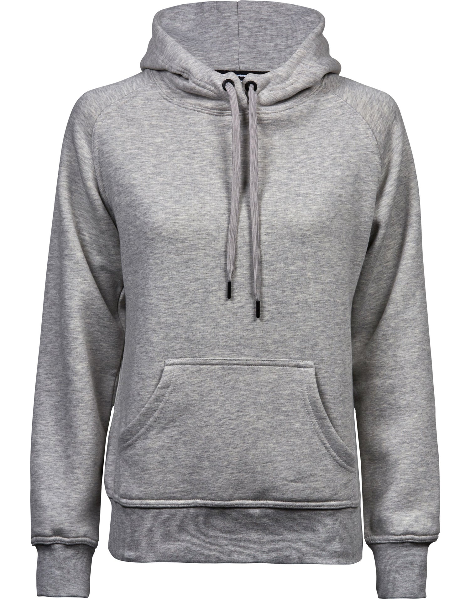 Tee Jays Ladies Hooded Sweatshirt TJ5431 - Heather Grey - Customisable Sweatshirts