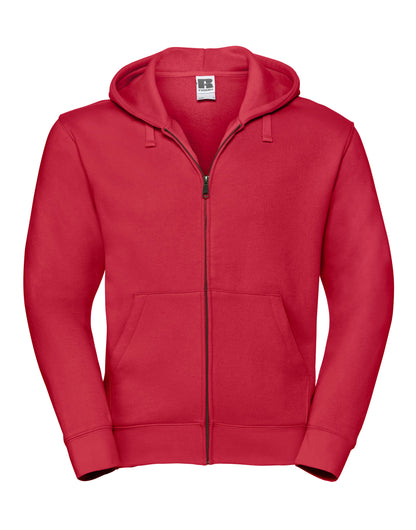 Russell Collection Russell Mens Authentic Zipped Hood Jacket 266M - Classic Red - Customisable Sweatshirts