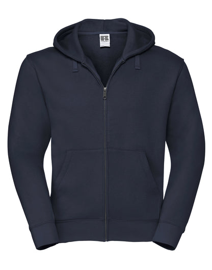 Russell Collection Russell Mens Authentic Zipped Hood Jacket 266M - French Navy - Customisable Sweatshirts
