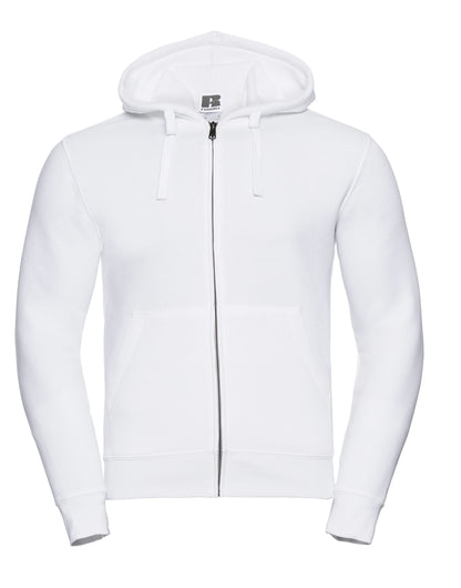 Russell Collection Russell Mens Authentic Zipped Hood Jacket 266M - White - Customisable Sweatshirts