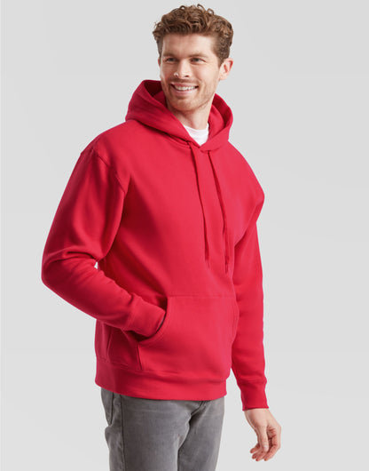 Fruit of the Loom Mens Premium Hooded Sweat 62152 - - Customisable Sweatshirts