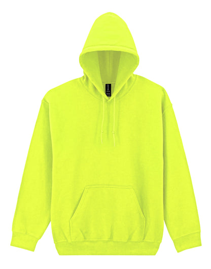 Gildan DryBlend Adult Hooded Sweatshirt 12500 - Safety Green - Customisable Sweatshirts