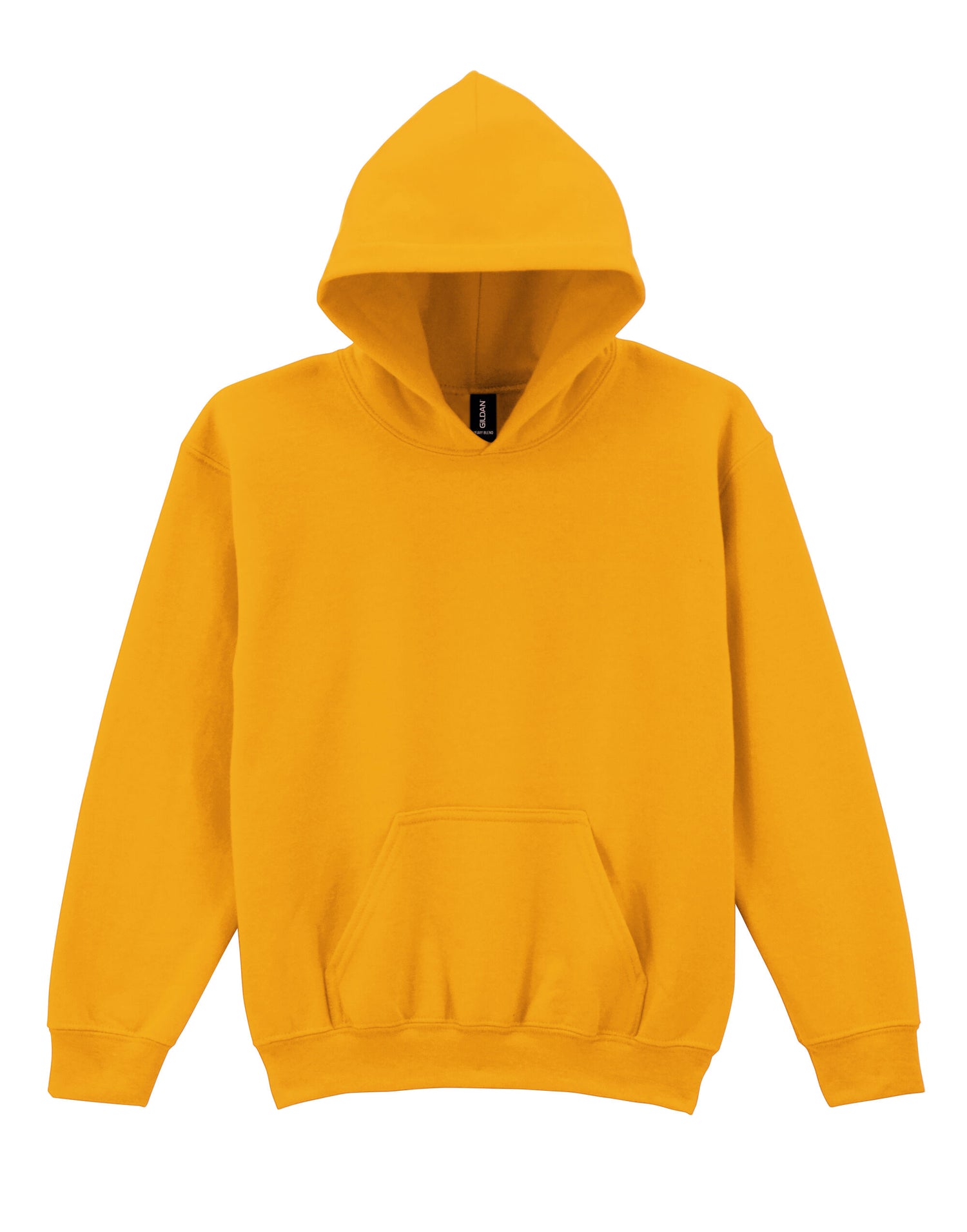 Gildan Heavy Blend Youth Hood Sweatshirt 18500b - Gold - Customisable Sweatshirts