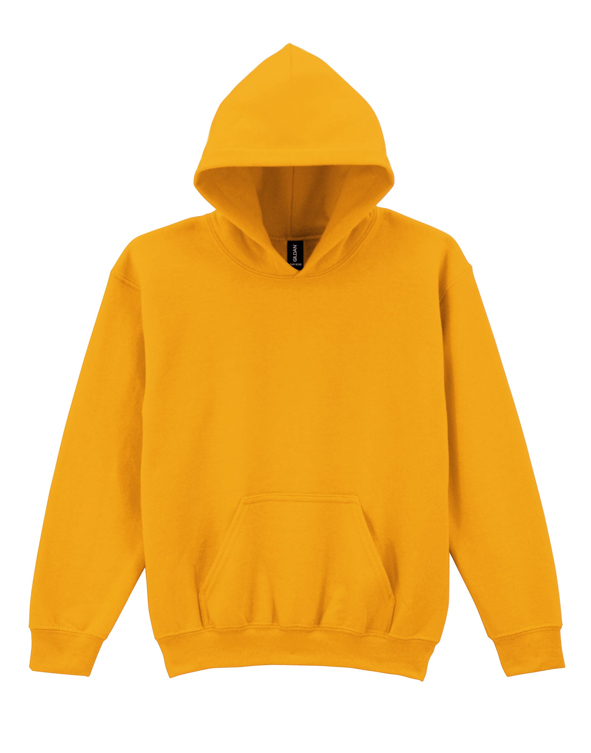 Gildan Heavy Blend Youth Hood Sweatshirt 18500b - Gold - Customisable Sweatshirts