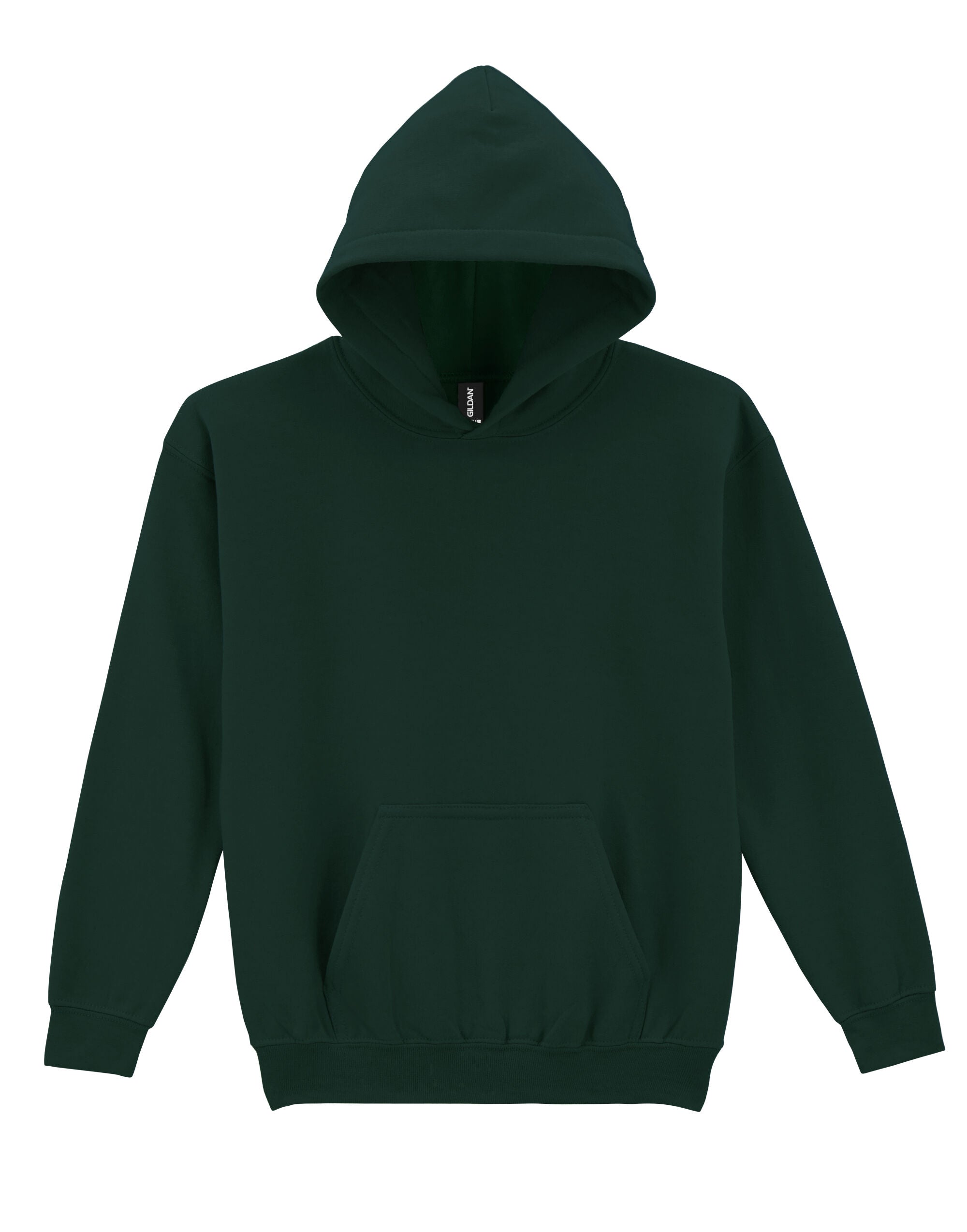 Gildan Heavy Blend Youth Hood Sweatshirt 18500b - Forest Green - Customisable Sweatshirts