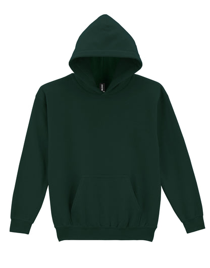 Gildan Heavy Blend Youth Hood Sweatshirt 18500b - Forest Green - Customisable Sweatshirts