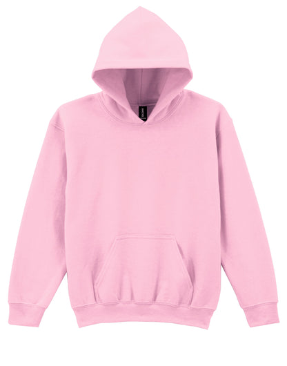 Gildan Heavy Blend Youth Hood Sweatshirt 18500b - Light Pink - Customisable Sweatshirts