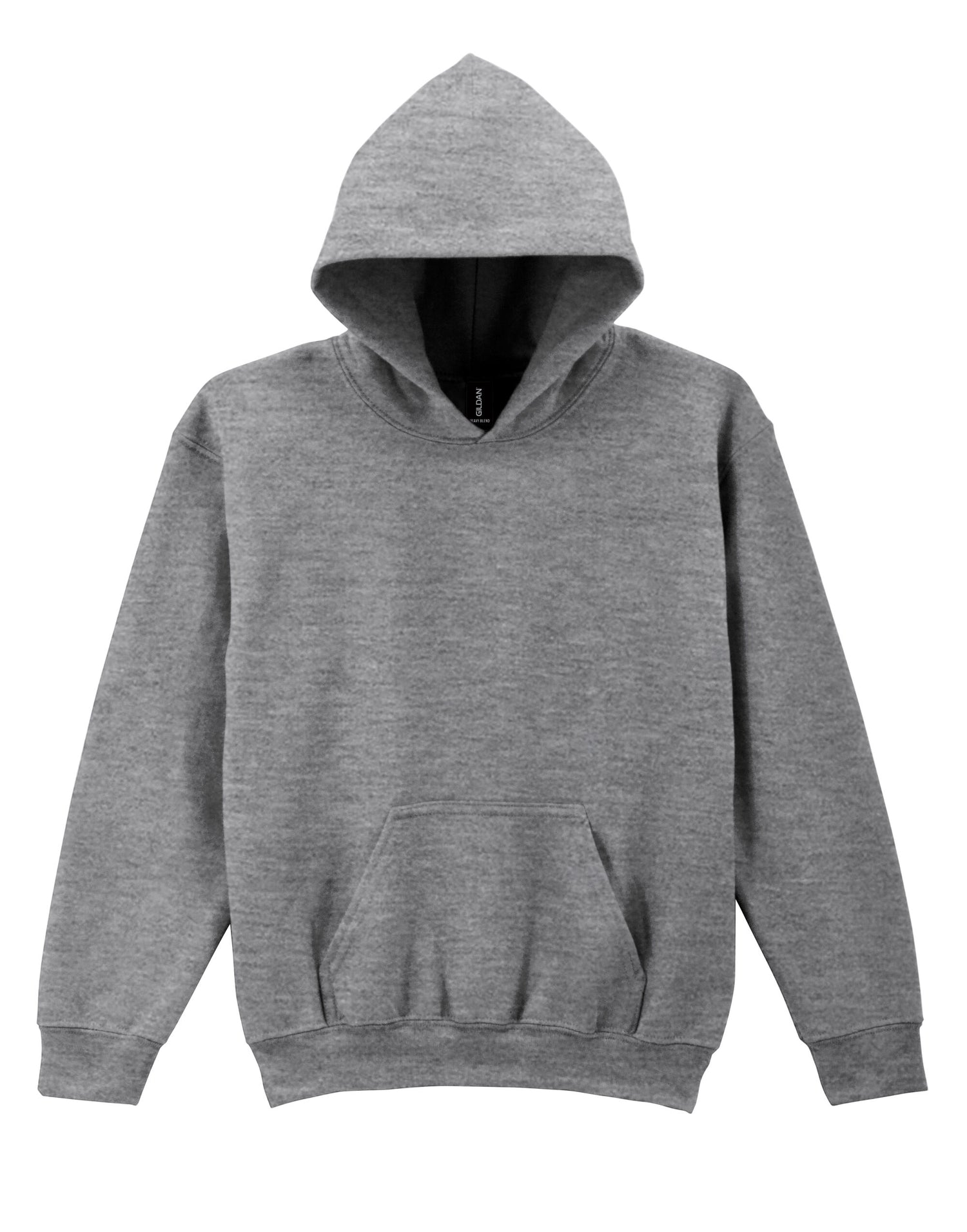 Gildan Heavy Blend Youth Hood Sweatshirt 18500b - Graphite Heather - Customisable Sweatshirts
