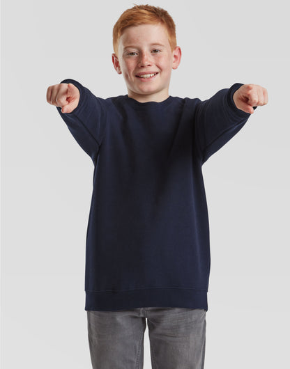 Fruit of the Loom Kids Classic Raglan Sweat 62039 - - Customisable Sweatshirts