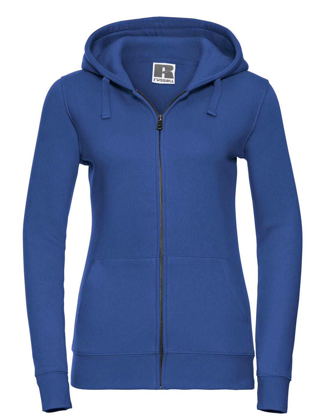 Russell Collection Russell Ladies Authentic Zipped Hood Jacket 266F - Bright Royal - Customisable Sweatshirts