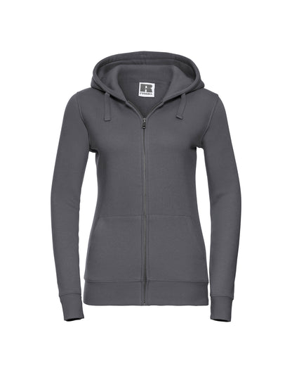 Russell Collection Russell Ladies Authentic Zipped Hood Jacket 266F - Convoy Grey - Customisable Sweatshirts