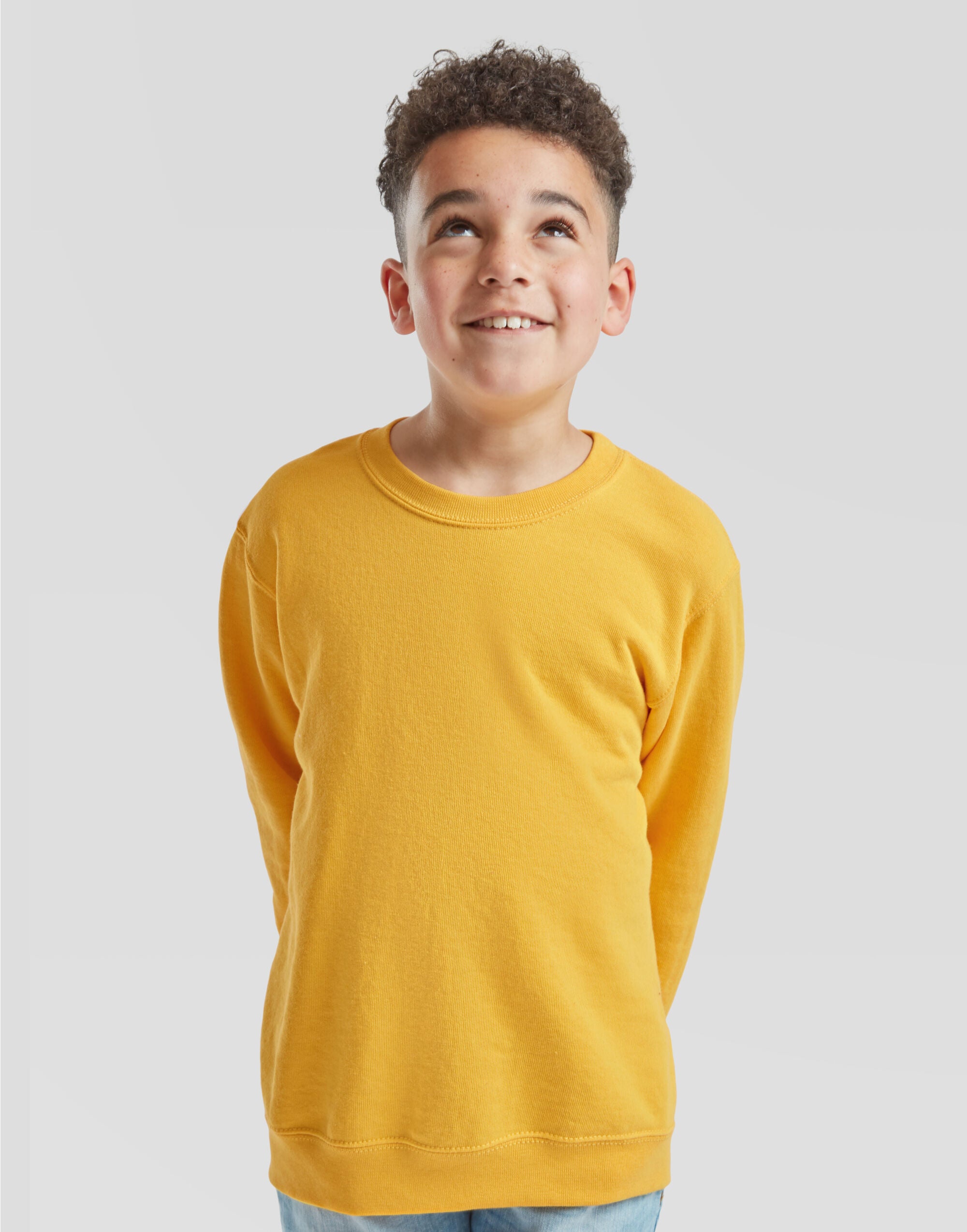 Fruit of the Loom Kids Classic Set In Sweat 62041 - - Customisable Sweatshirts