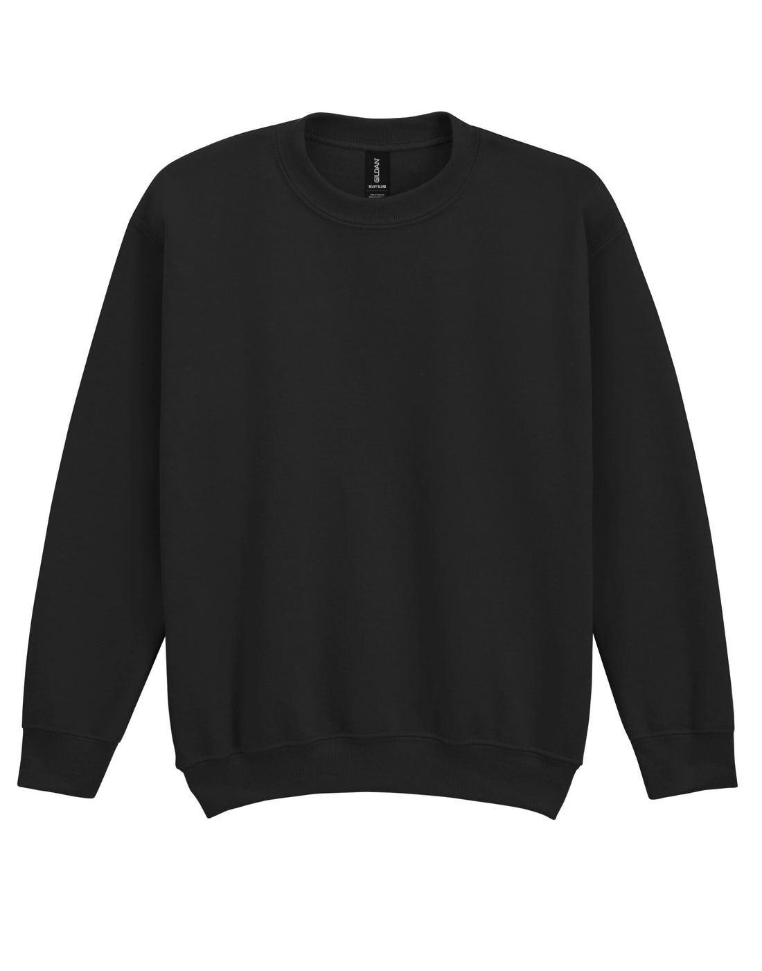 Gildan Heavy Blend Youth Crew Sweatshirt 18000b - Black - Customisable Sweatshirts
